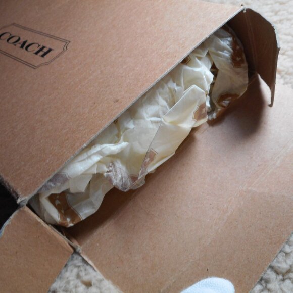 Vintage Coach Large Continental Clutch wallet, NIB in British Tan, 4827 - Picture 11 of 14